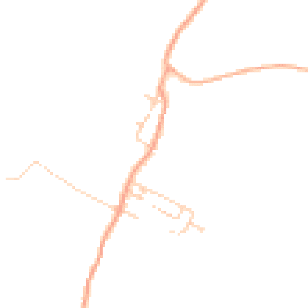 Daytime road noise heatmap for ME2 1JG