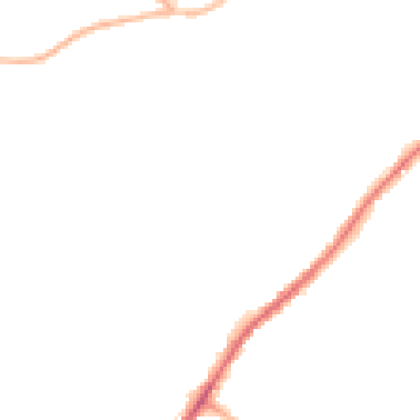 Night-time road noise heatmap for ME2 3XG