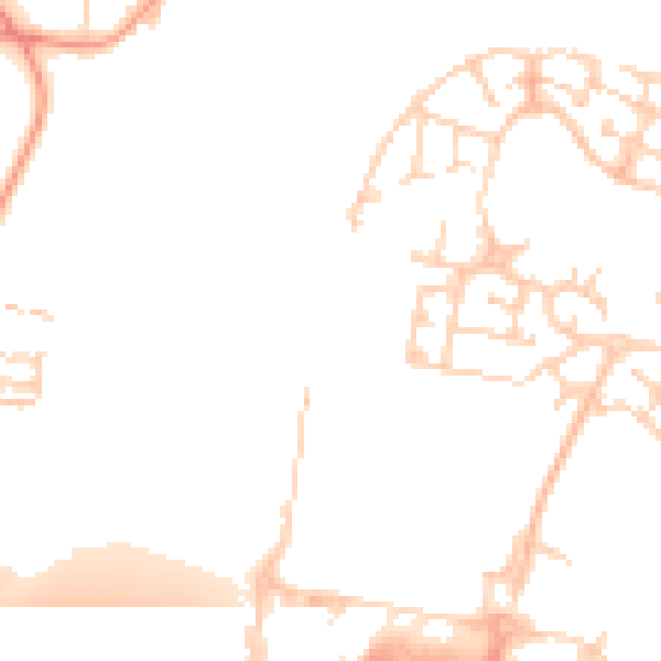 Daytime road noise heatmap for ME4 3BH