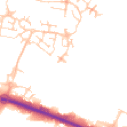 Daytime road noise heatmap for ME4 3HP