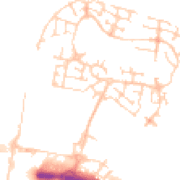 Daytime road noise heatmap for ME4 3NX