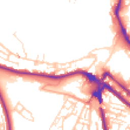 Daytime road noise heatmap for ME4 4EP