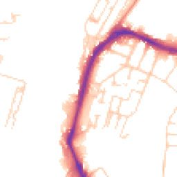 Daytime road noise heatmap for ME4 4GP