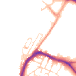 Daytime road noise heatmap for ME4 4LF