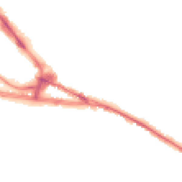 Night-time road noise heatmap for ME4 4PA