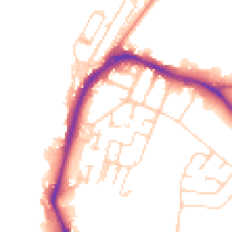 Daytime road noise heatmap for ME4 4XD