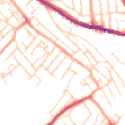 Daytime road noise heatmap for ME4 5BY