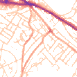 Daytime road noise heatmap for ME4 5LR