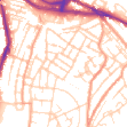 Daytime road noise heatmap for ME4 5PT