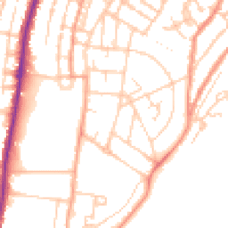 Daytime road noise heatmap for ME4 5TL