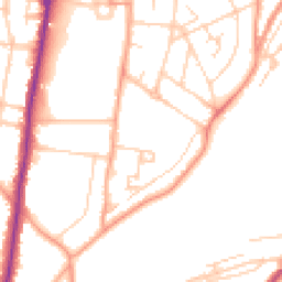 Daytime road noise heatmap for ME4 6LX
