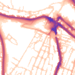 Daytime road noise heatmap for ME4 6TP