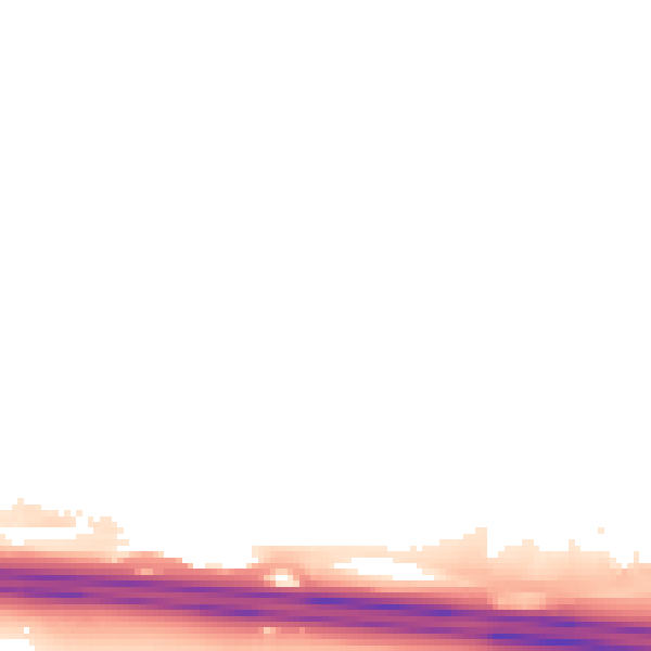 Night-time road noise heatmap for ME5 9SS