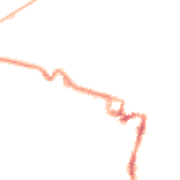 Night-time road noise heatmap for ME7 1DD