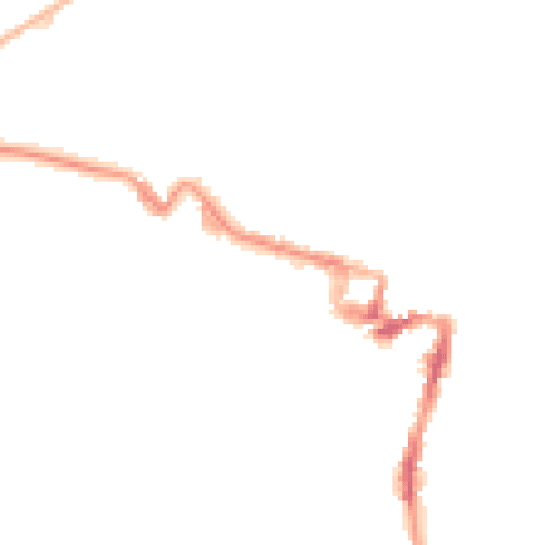 Night-time road noise heatmap for ME7 1DY