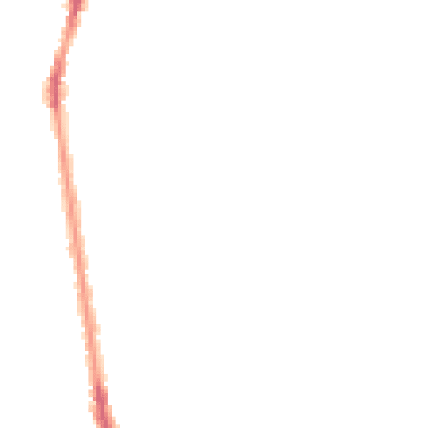 Night-time road noise heatmap for ME7 4EJ