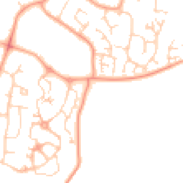 Daytime road noise heatmap for ME9 0AA