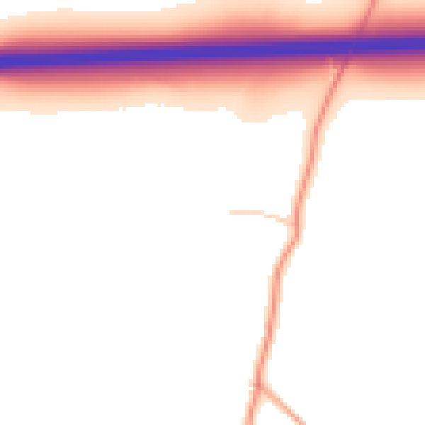 Daytime road noise heatmap for ME9 0AY