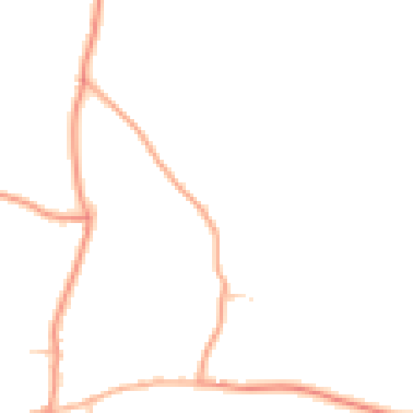 Daytime road noise heatmap for ME9 0AZ