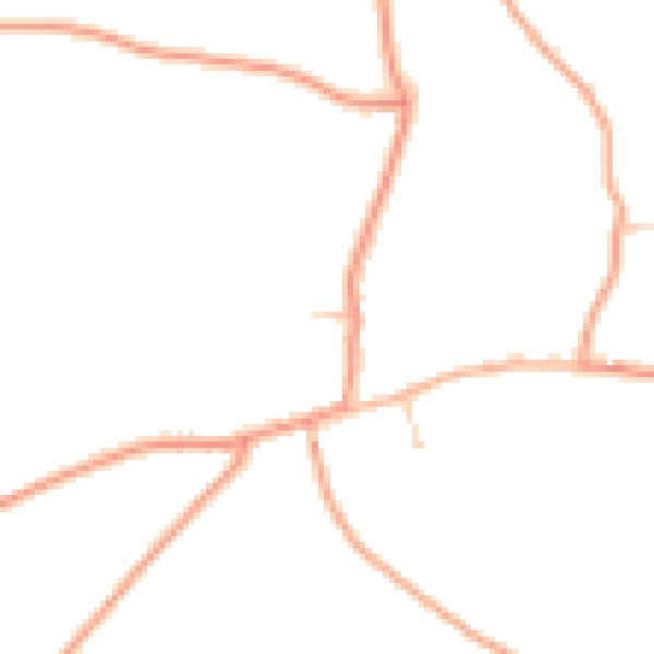 Daytime road noise heatmap for ME9 0BN