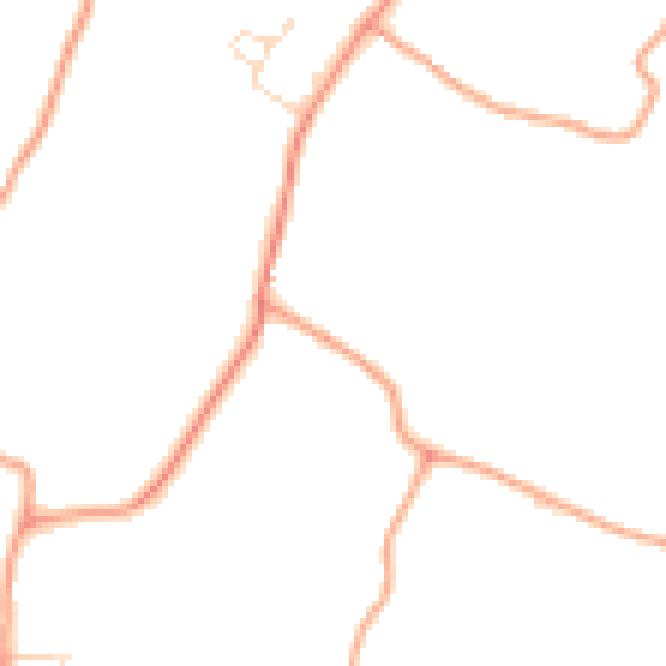 Daytime road noise heatmap for ME9 0EW