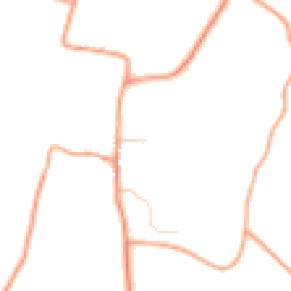 Daytime road noise heatmap for ME9 0RE
