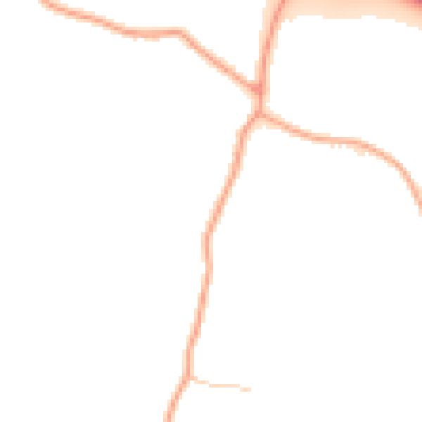 Daytime road noise heatmap for ME9 0SG