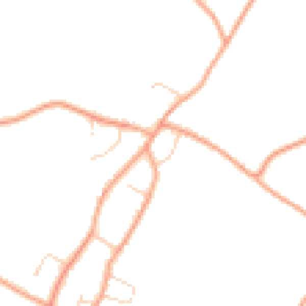 Daytime road noise heatmap for ME9 7AH
