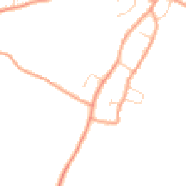 Daytime road noise heatmap for ME9 7AZ