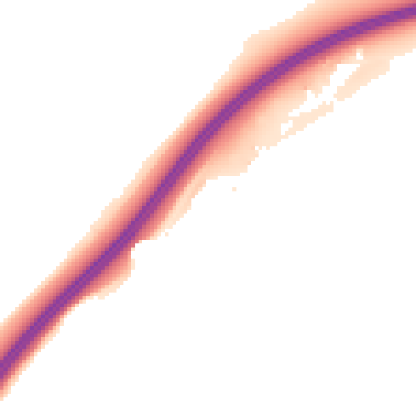 Night-time road noise heatmap for ME9 7BF