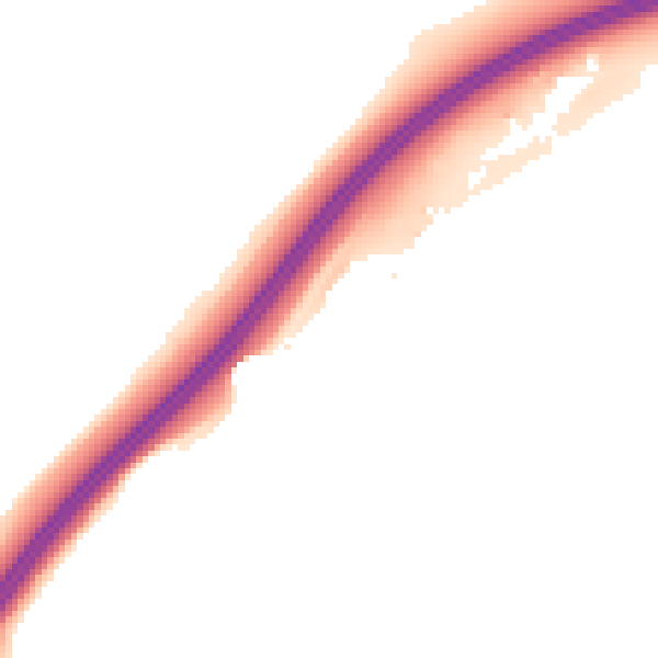 Night-time road noise heatmap for ME9 7PW