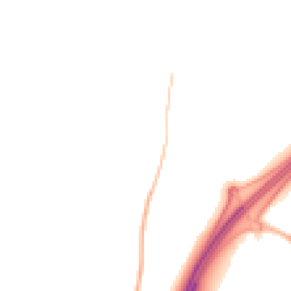 Night-time road noise heatmap for ME9 8GF
