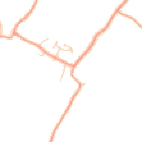 Daytime road noise heatmap for ME9 8HT