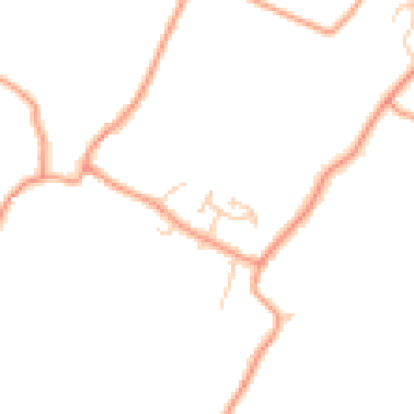 Daytime road noise heatmap for ME9 8JL
