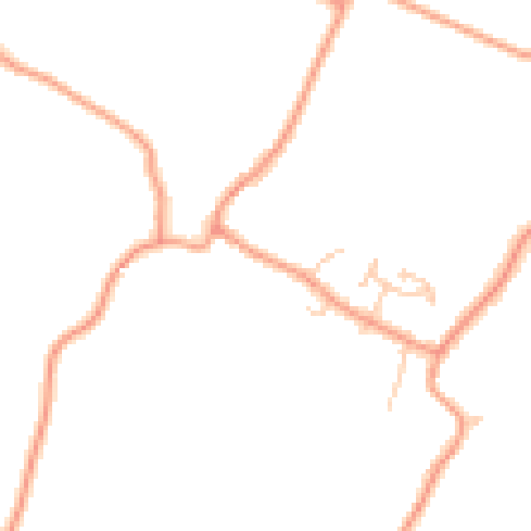 Daytime road noise heatmap for ME9 8JN