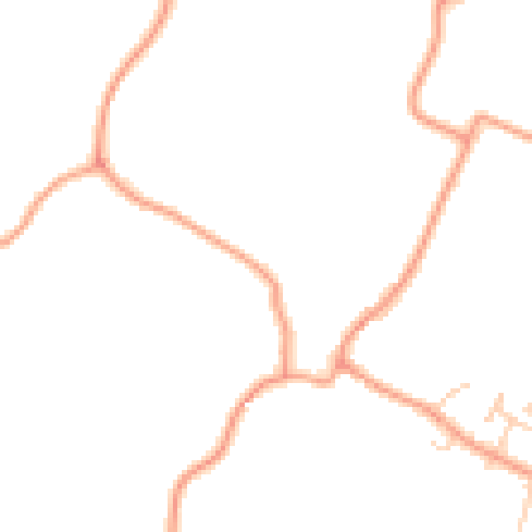 Daytime road noise heatmap for ME9 8JS