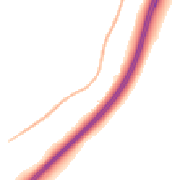 Night-time road noise heatmap for ME9 8QS