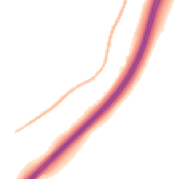 Night-time road noise heatmap for ME9 8QT