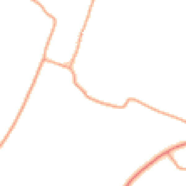 Daytime road noise heatmap for ME9 8XJ