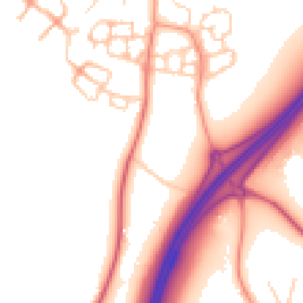 Daytime road noise heatmap for ME9 8XU