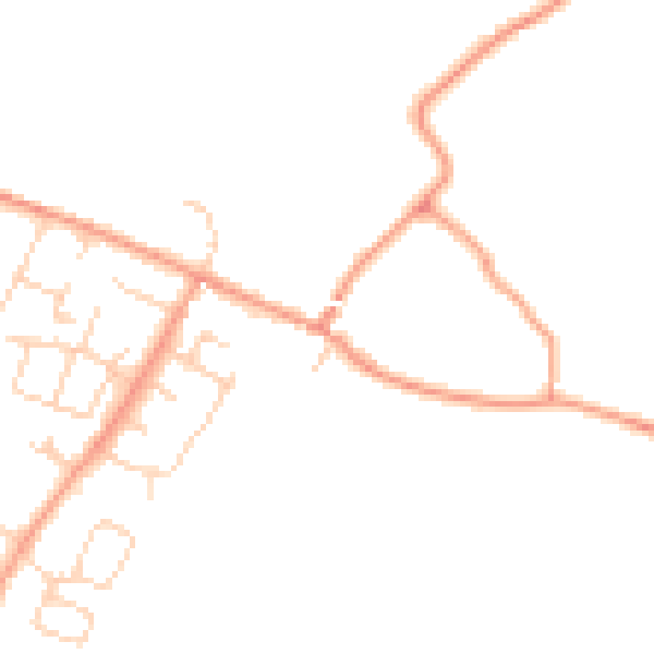 Daytime road noise heatmap for ME9 9EF