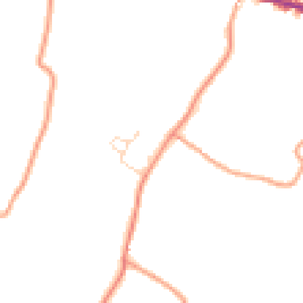 Daytime road noise heatmap for ME9 9RH