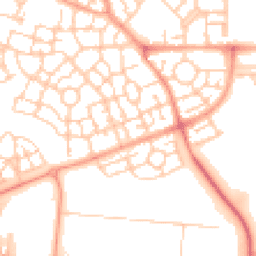 Daytime road noise heatmap for MK10 7DP