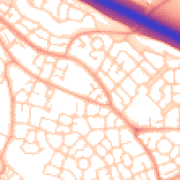 Daytime road noise heatmap for MK10 7HP