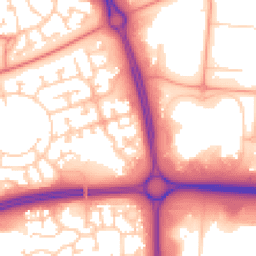 Daytime road noise heatmap for MK10 9EP