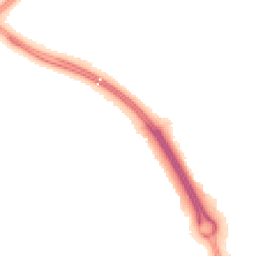 Night-time road noise heatmap for MK10 9HE