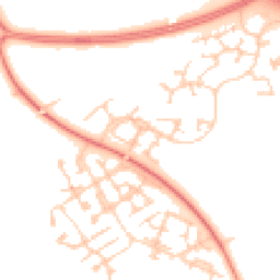 Daytime road noise heatmap for MK10 9SZ