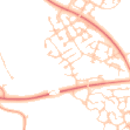 Daytime road noise heatmap for MK10 9TH