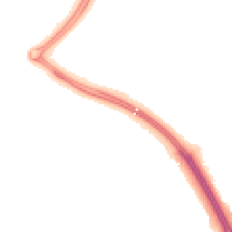 Night-time road noise heatmap for MK10 9UZ