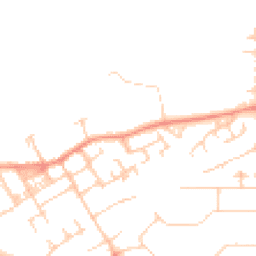 Daytime road noise heatmap for MK13 0AD